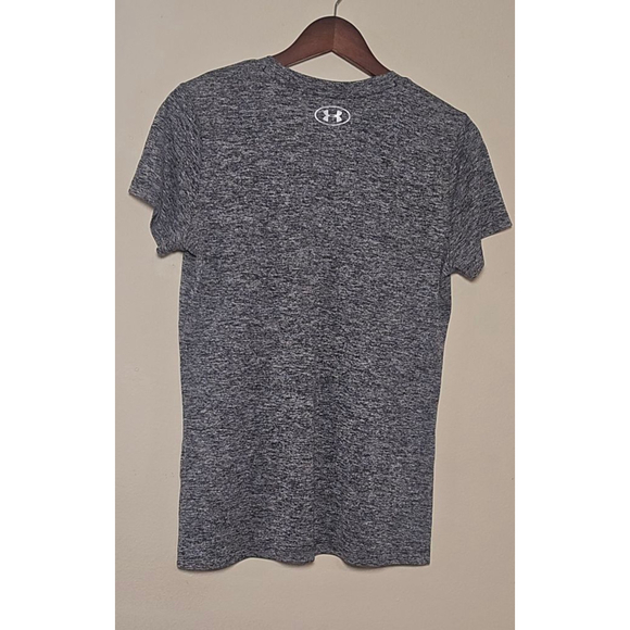 Women's Under Armour Gray & Blue Short Sleeve Tee M - Picture 2 of 4
